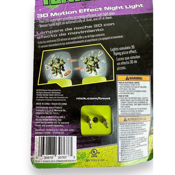 Teenage Mutant Ninja Turtles 3D Motion Effect Pizza Night Light 2015 #30767 - Picture 7 of 9
